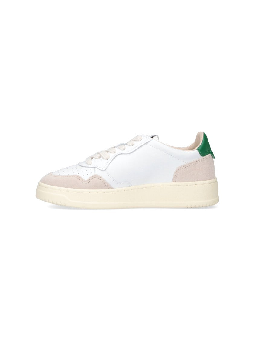 Autry Low-Top White Leather Sneakers