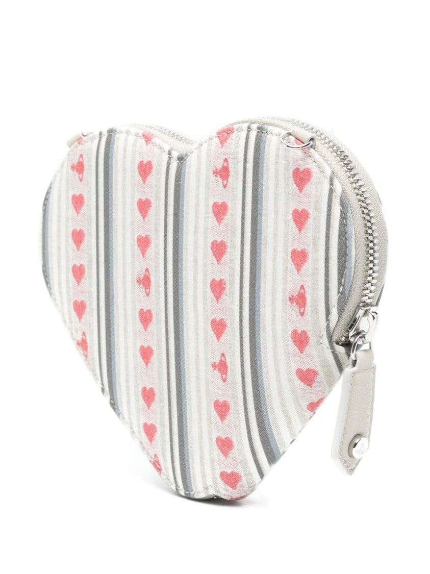 Vivienne Westwood Heart-Shaped Handbag With Detachable Chain-Link Strap