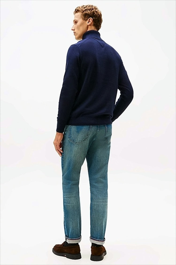 Tommy Hilfiger Pima Cotton And Cashmere Turtleneck Sweater