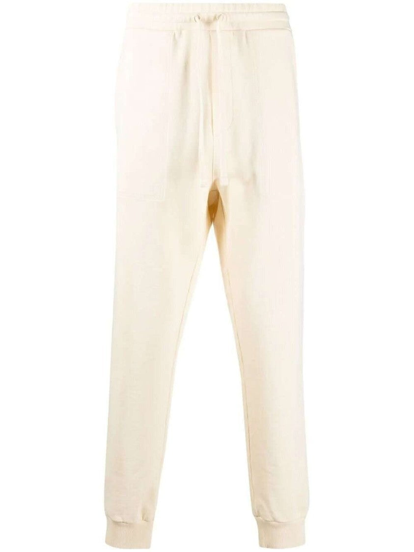 Nanushka Cream Logo-Embroidered Track Pants