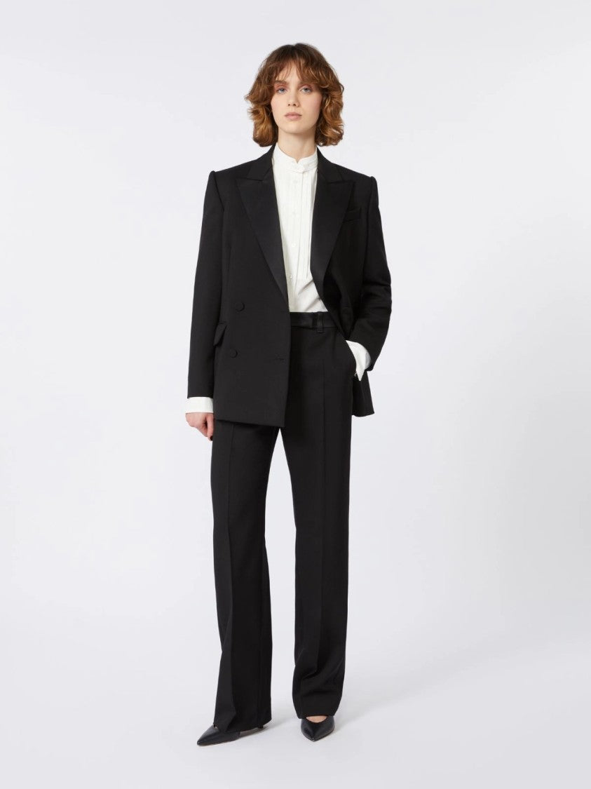 Max Mara Tailored Straight-Leg Pants With High Waist