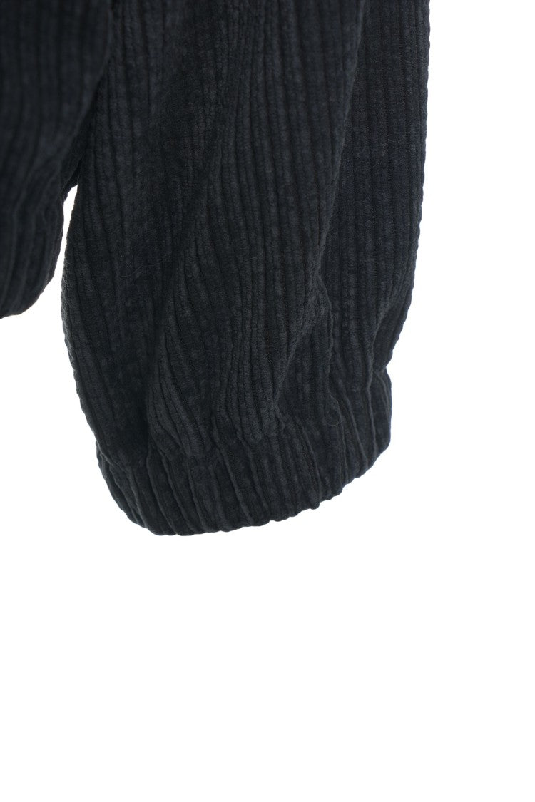 8Pm Ribbed Knit Top With High Collar And Full-Length Zipper