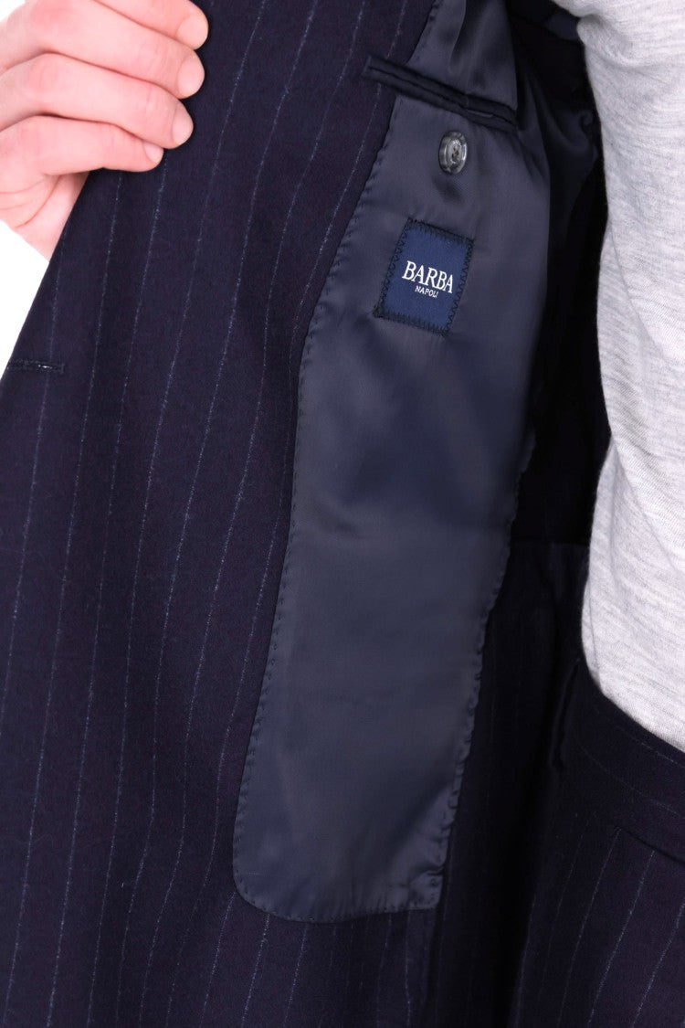 Barba Double-Breasted Pinstripe Wool Comfort Suit