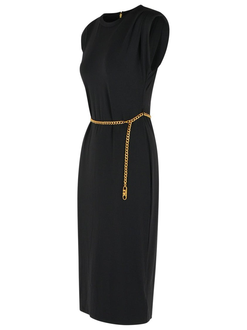 Michael Michael Kors Black Polyester Blend Dress