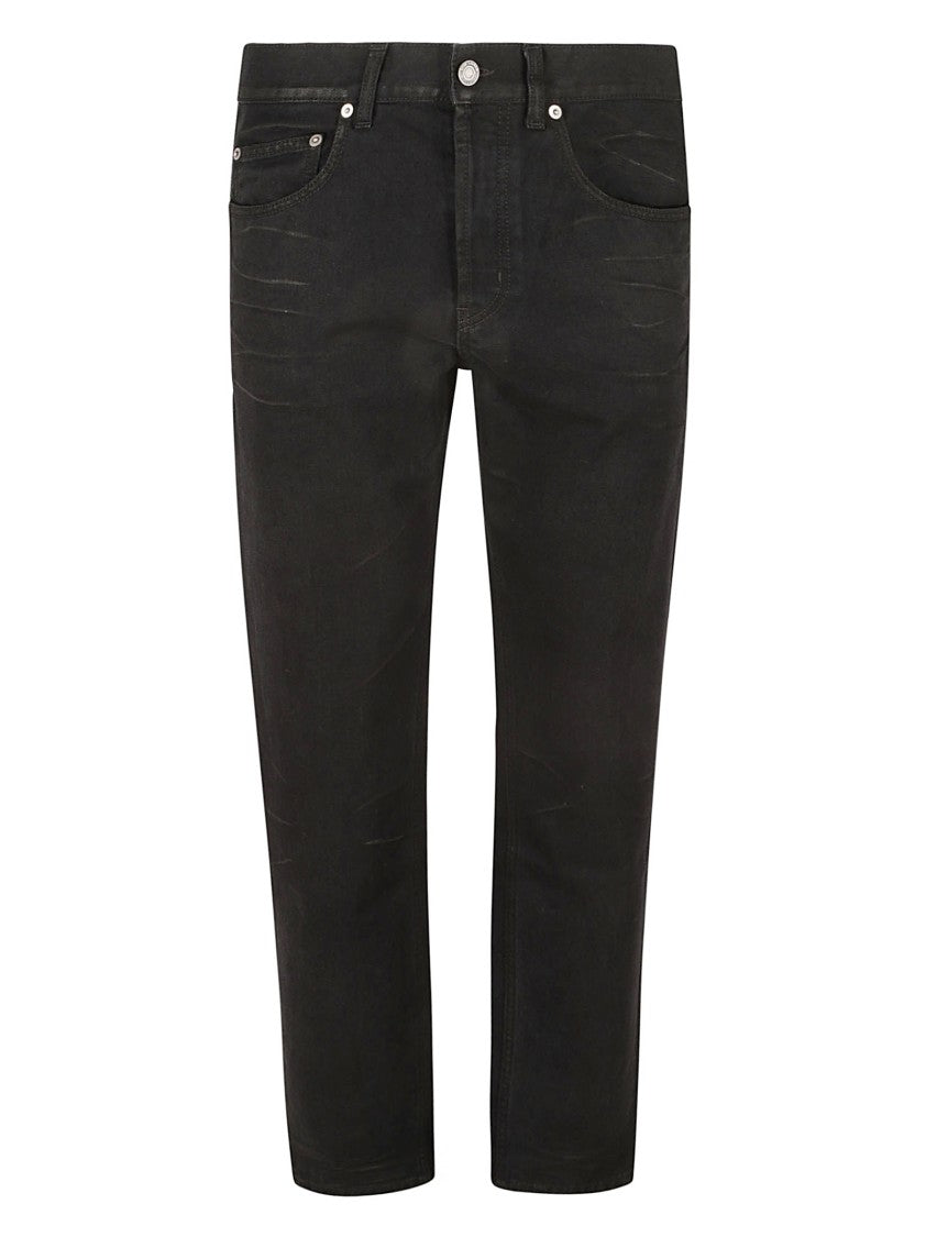 Saint Laurent Slim-Fit Black Jeans With Five-Pocket Design