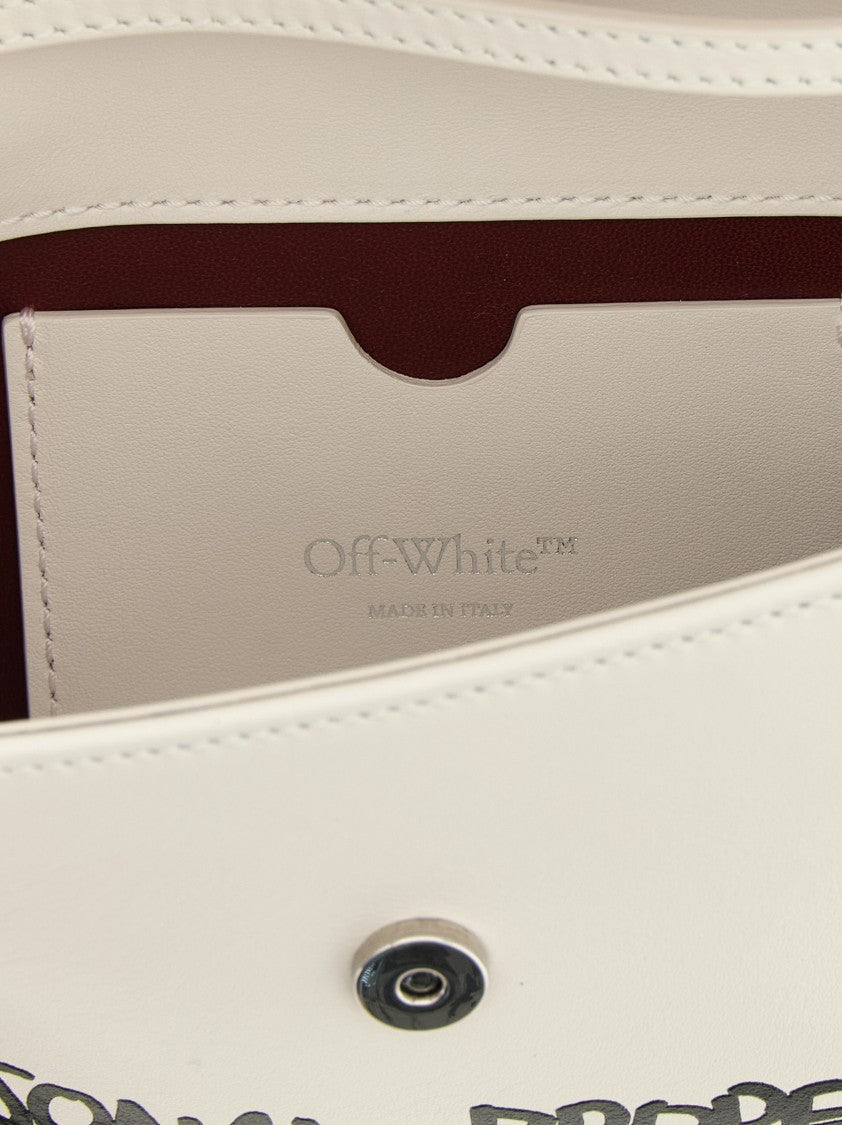 Off-White 'Jitney 0.7' Leather Arrow Logo Bag