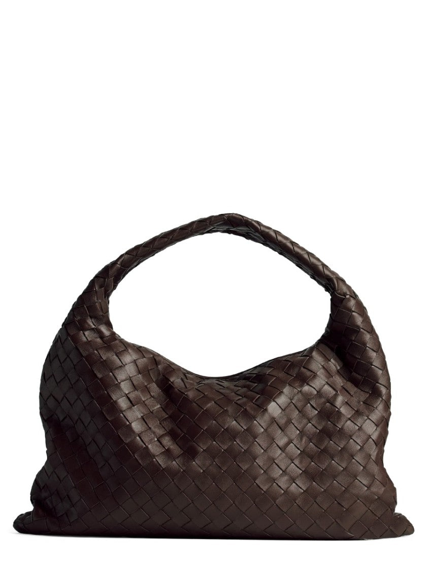Bottega Veneta Small Handbag With Distinctive Woven Pattern And Rounded Handle
