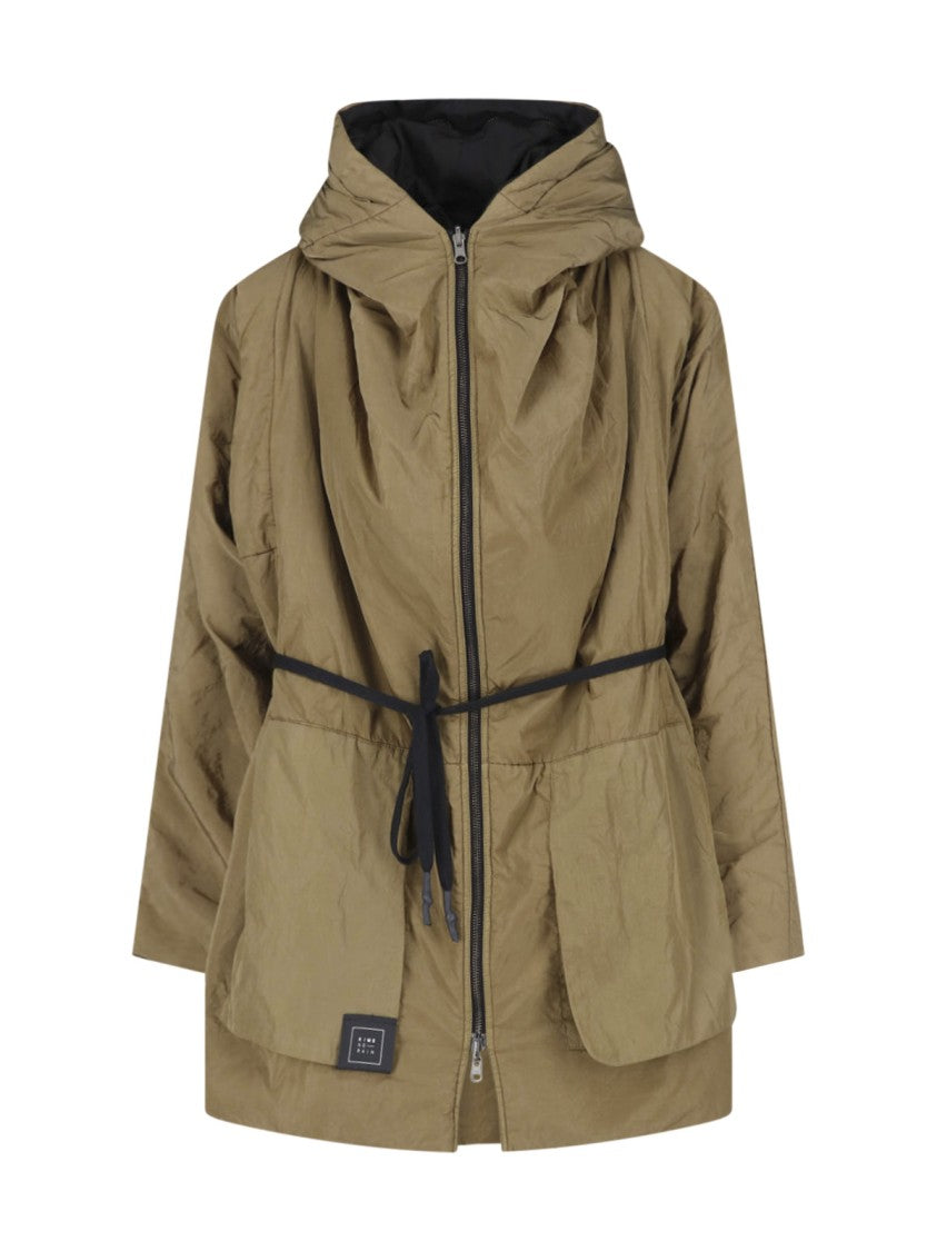 Kimono Rain Olive Green Kimo No-Rain Reversible Waterproof Jacket
