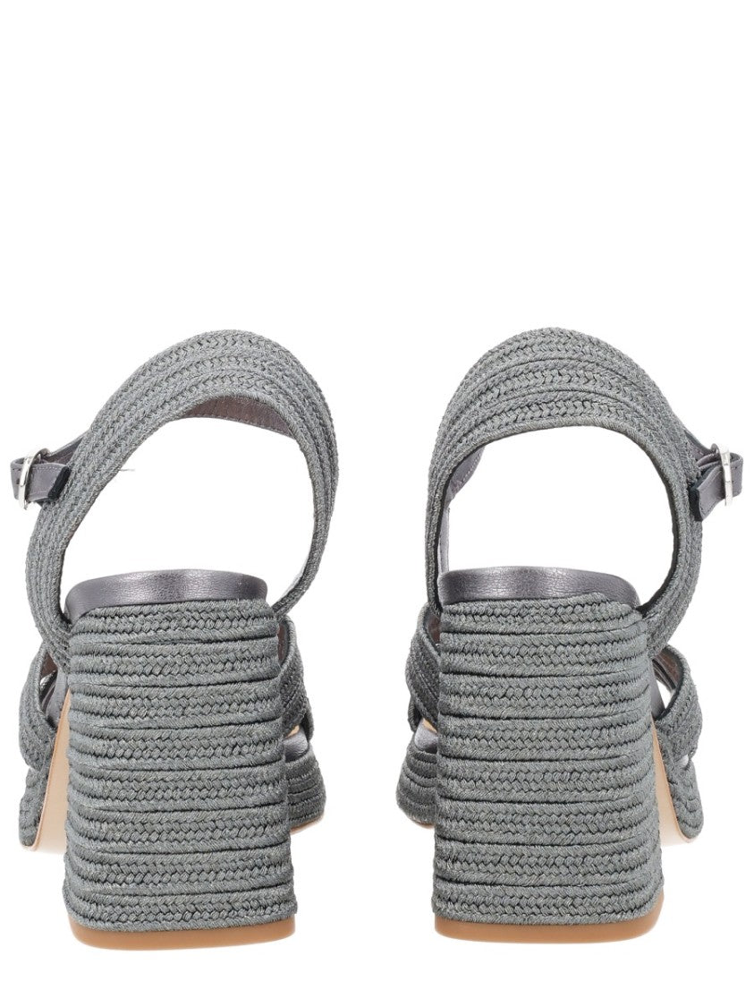 Castaner Valley Braided Straps Block Sandals