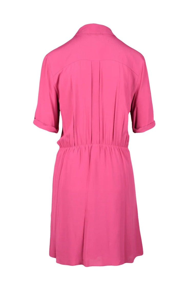 Patrizia Pepe Viscose Dress - Fuchsia