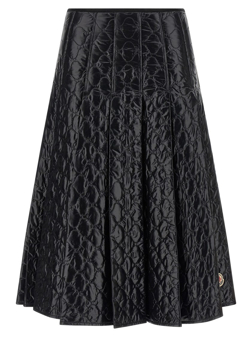 Moncler Laqué Nylon Skirt
