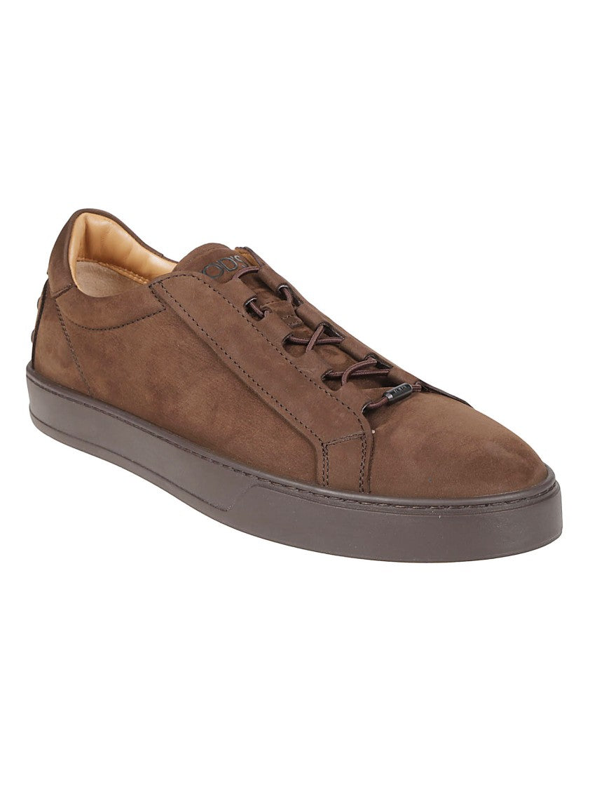 Tod's Brown Cassetta 04L Calf Leather Sneakers