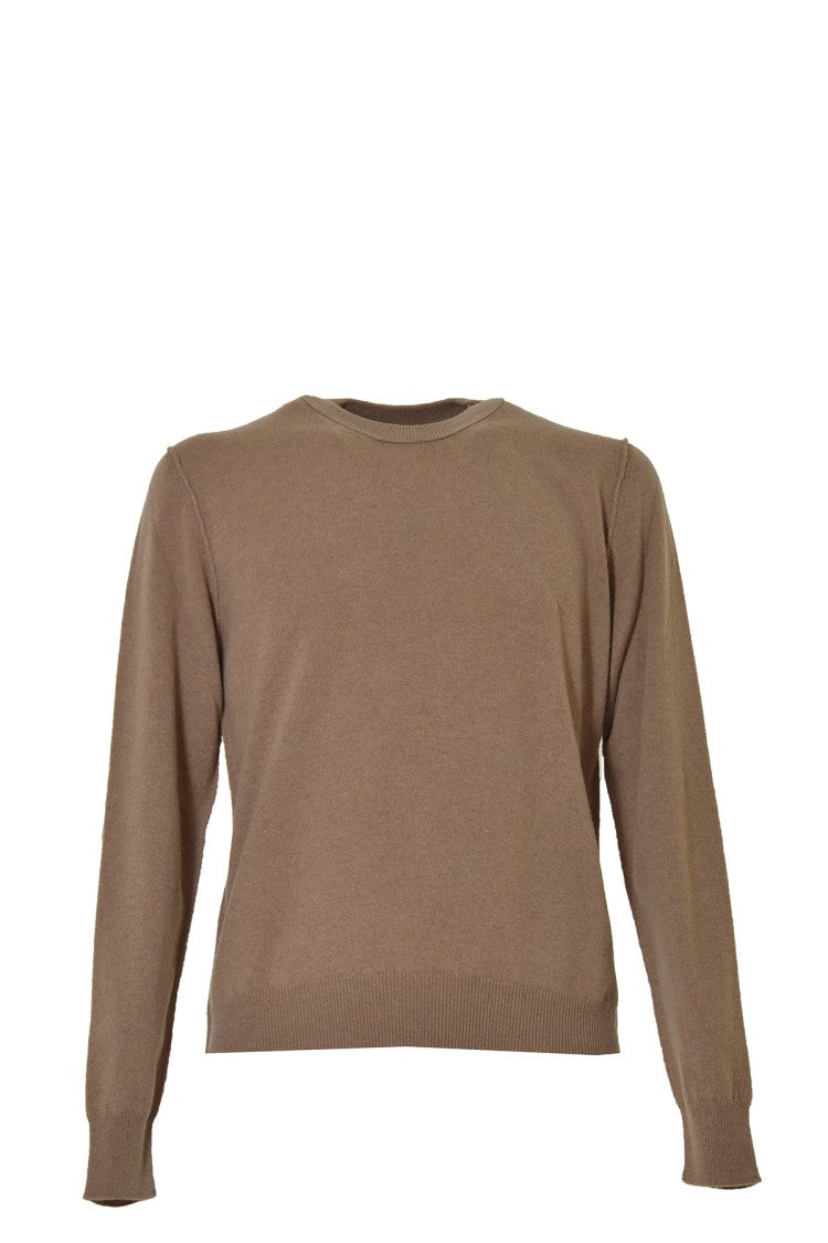Maison Margiela Camel Cashmere Crewneck Sweater