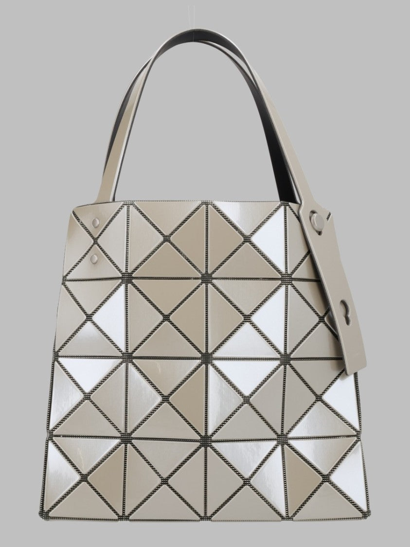 Bao Bao Issey Miyake Black Geometric Structured Polyester Handbag