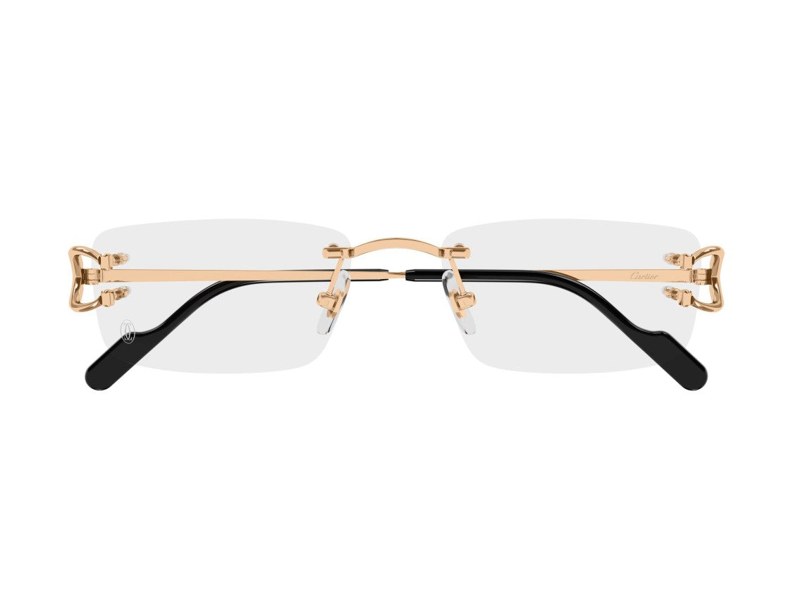 Cartier Gold-Tone Ct0344o Rimless Eyeglasses