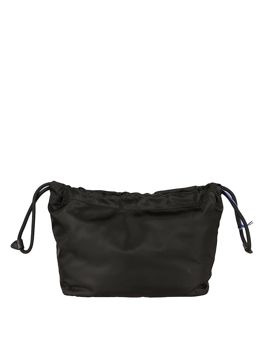 Burberry Equestrian Knight Design Black Polyamide Bag