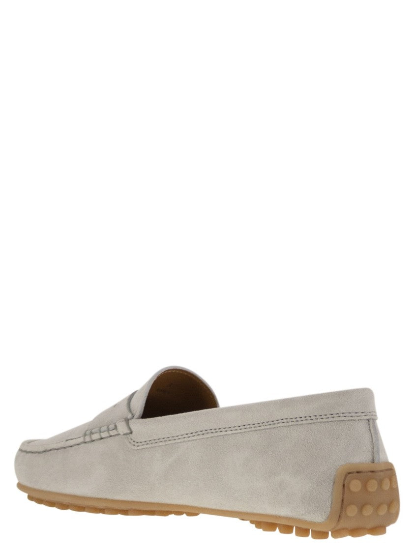 Tod's City Gommino Suede Loafer