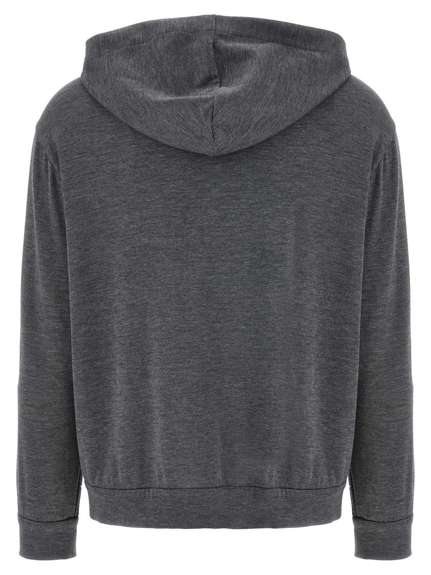 Brunello Cucinelli Precious Zipper Pull' Hoodie