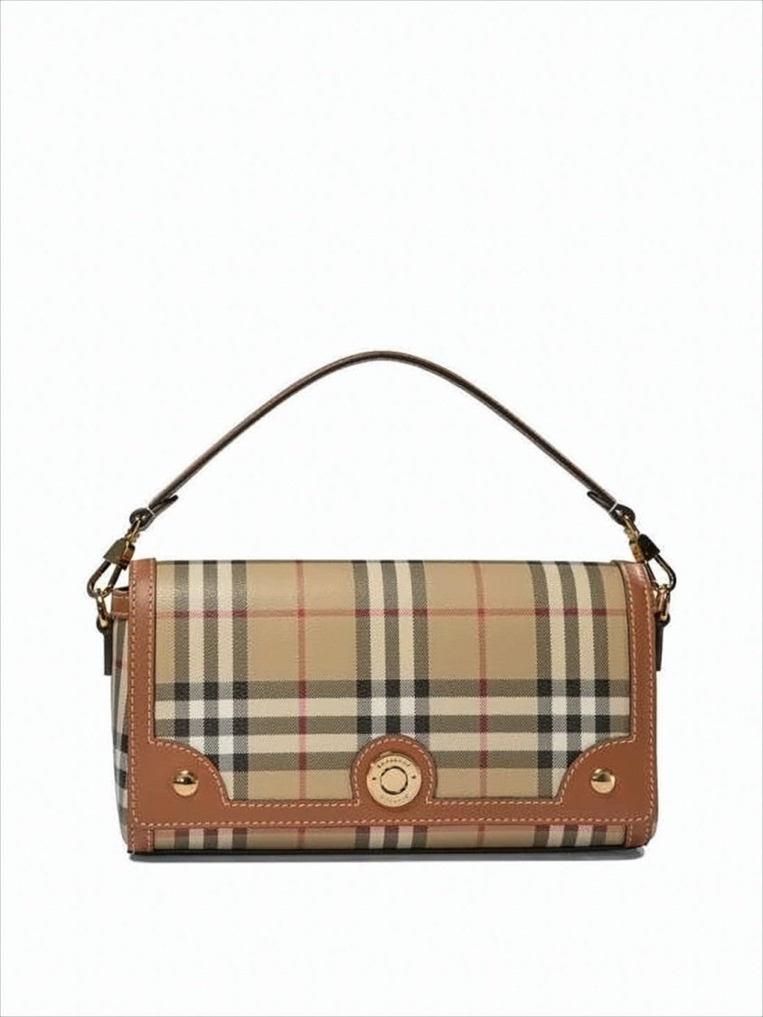 Burberry Rectangular Check Pattern Shoulder Bag