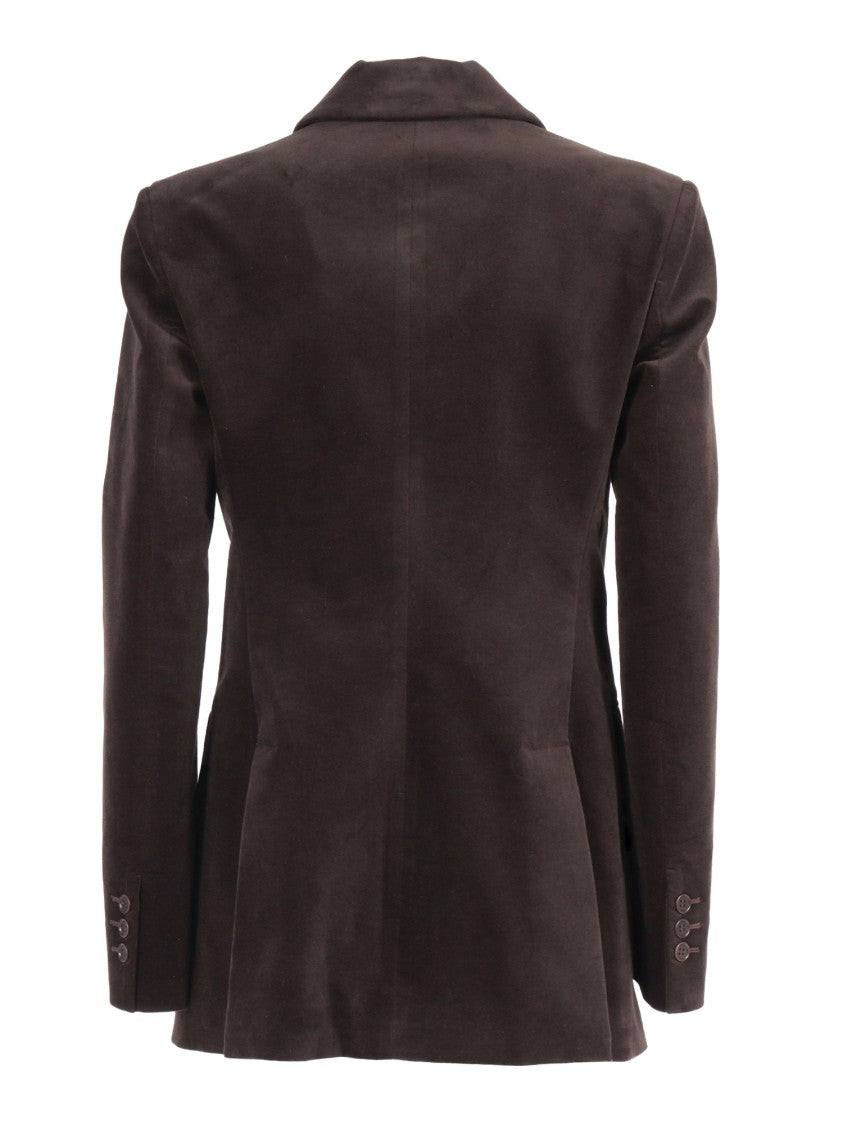 P.A.R.O.S.H. Slim Fit Tailored Jacket With Classic Collar