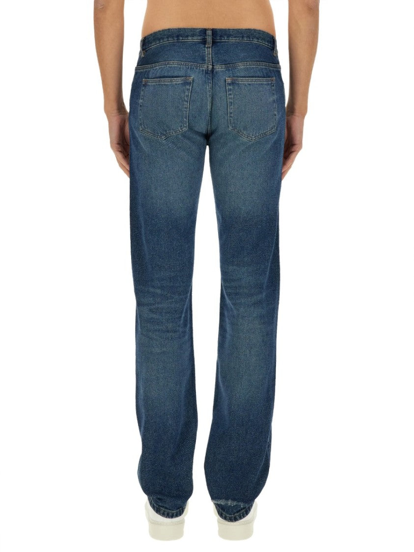 A.P.C. Regular Fit Faded Blue Jeans