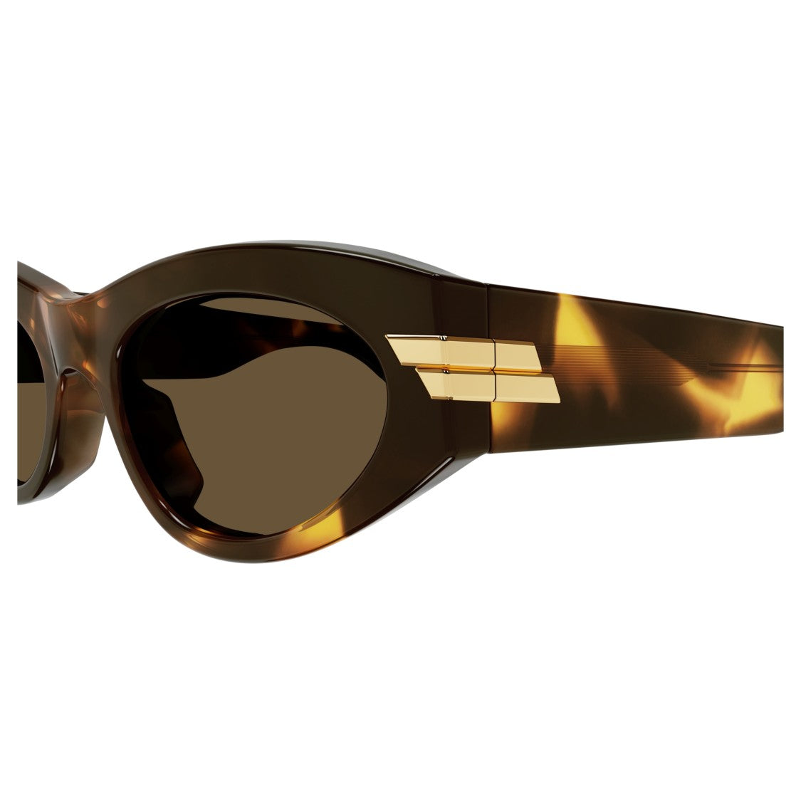 Bottega Veneta Bv1189s Tortoiseshell Cat-Eye Sunglasses