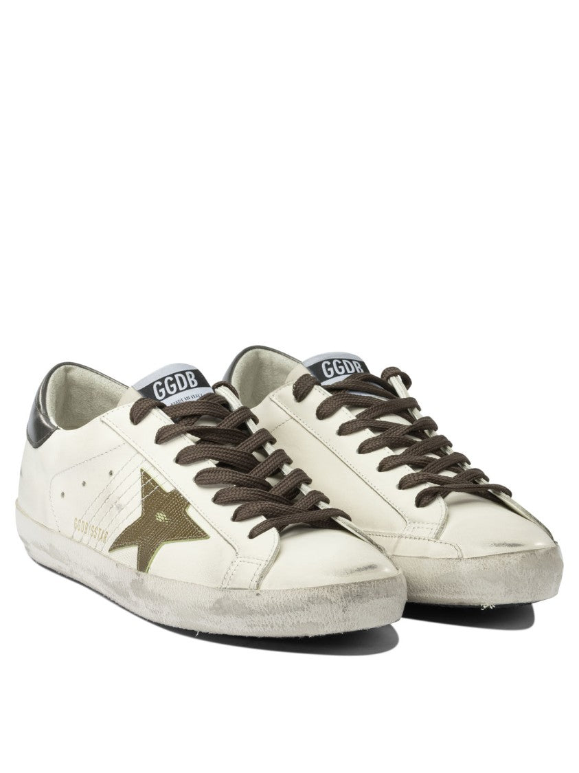Golden Goose Low-Cut Sneakers With Vintage Leather