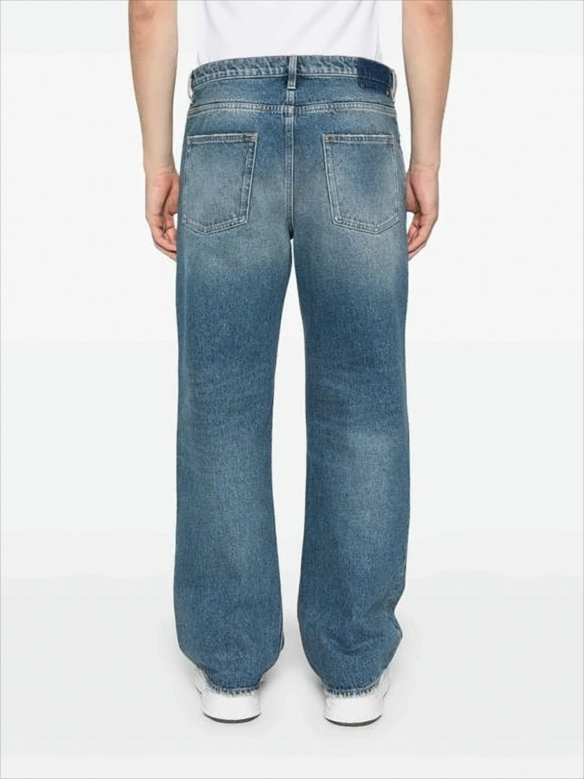 Golden Goose Relaxed Wide-Leg Denim Pants