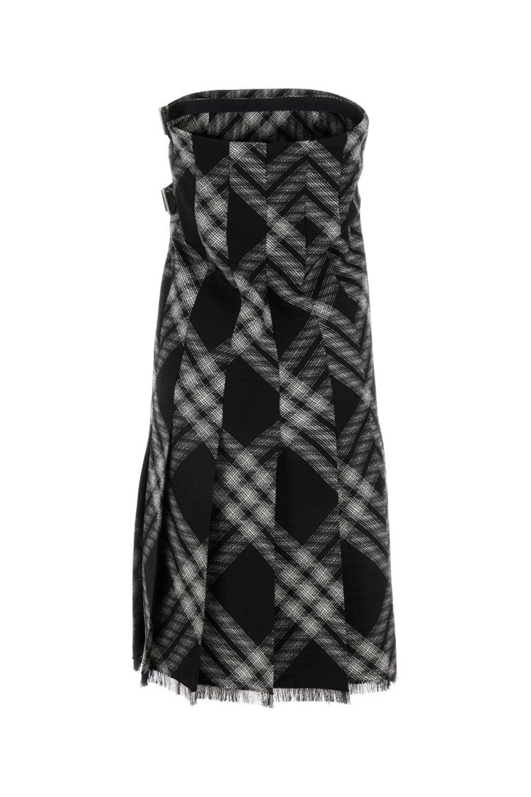 Burberry Embroidered Wool Dress