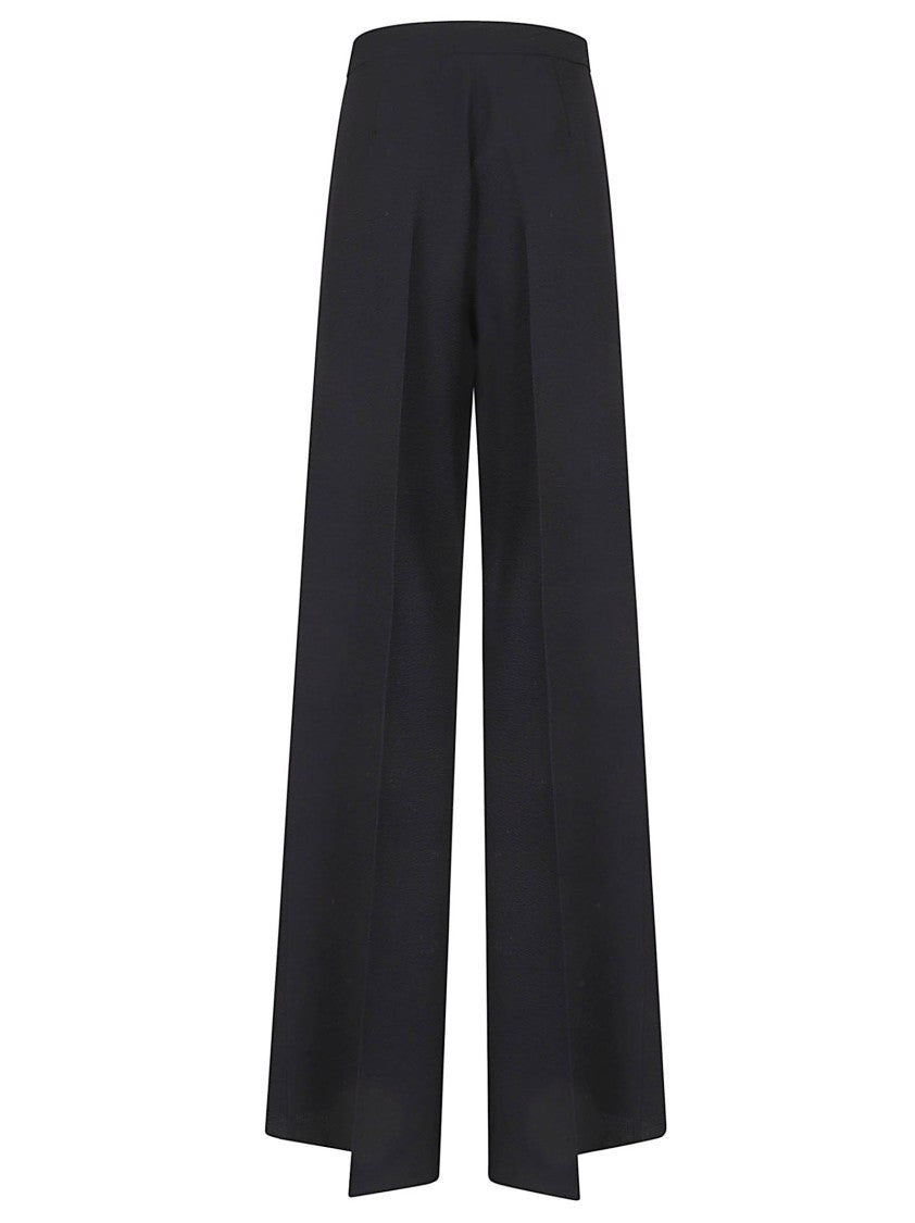 Max Mara Tailored Wide-Leg Pants With Double Front Pleats