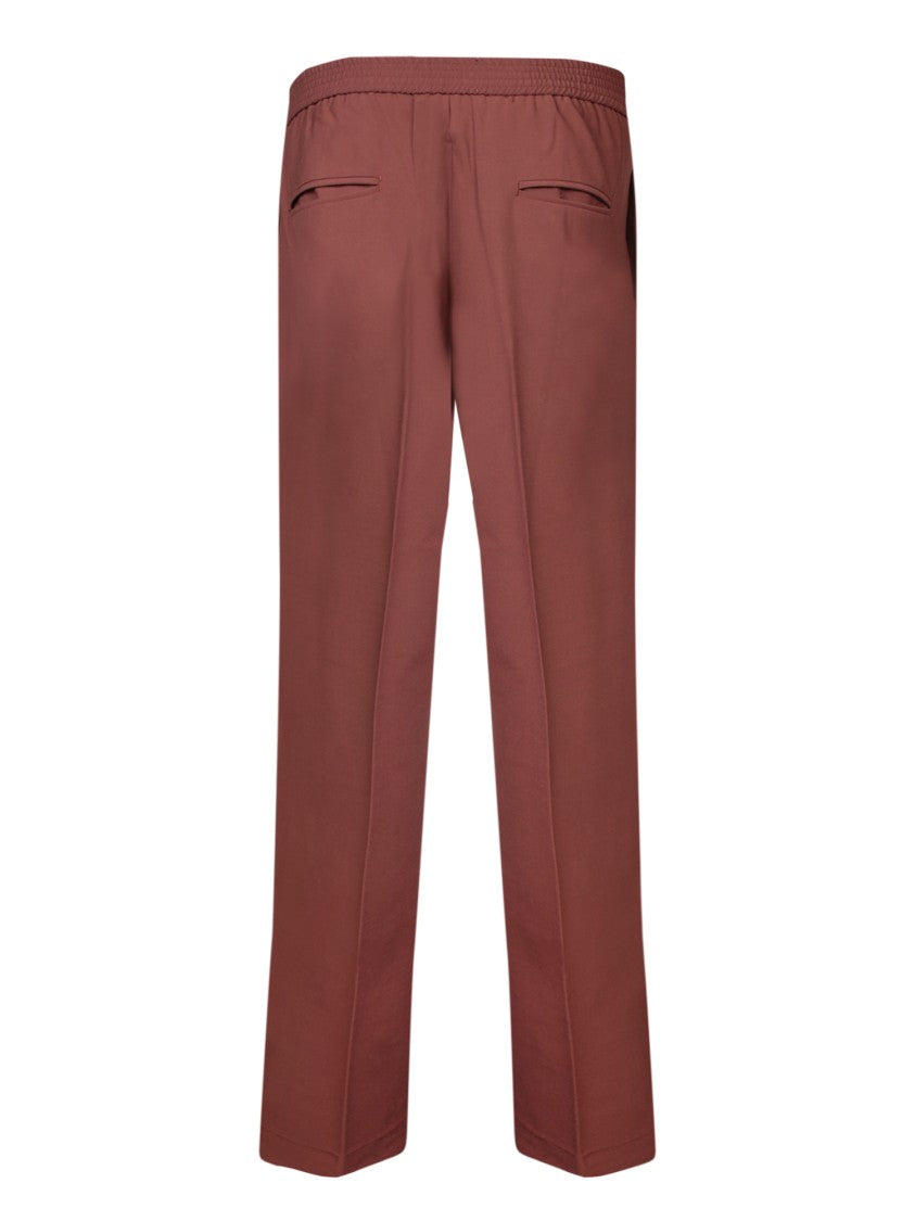 Bonsai Mid-Rise Trousers With Functional Pockets And Concealed Fastening