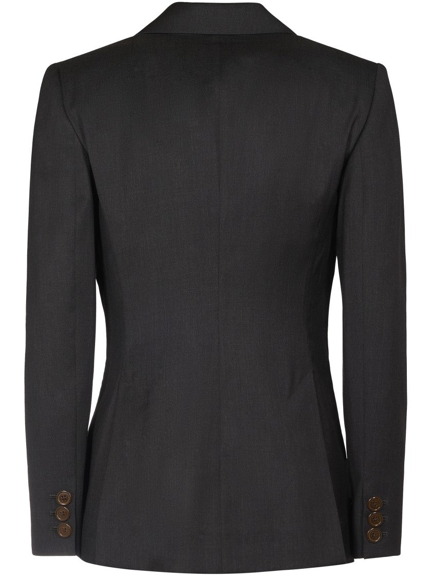 Vivienne Westwood Tailored Black Blazer With Notched Lapel