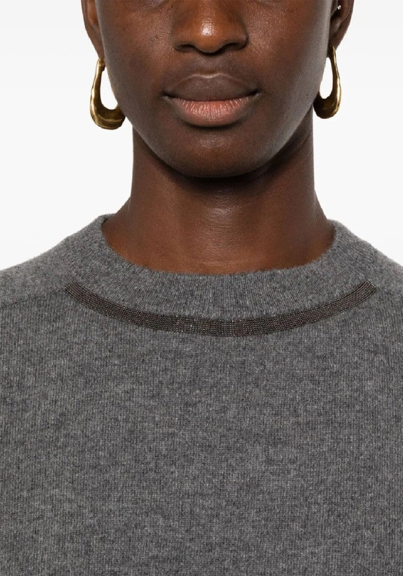 Brunello Cucinelli Crew Neck Long Sleeve Knitwear