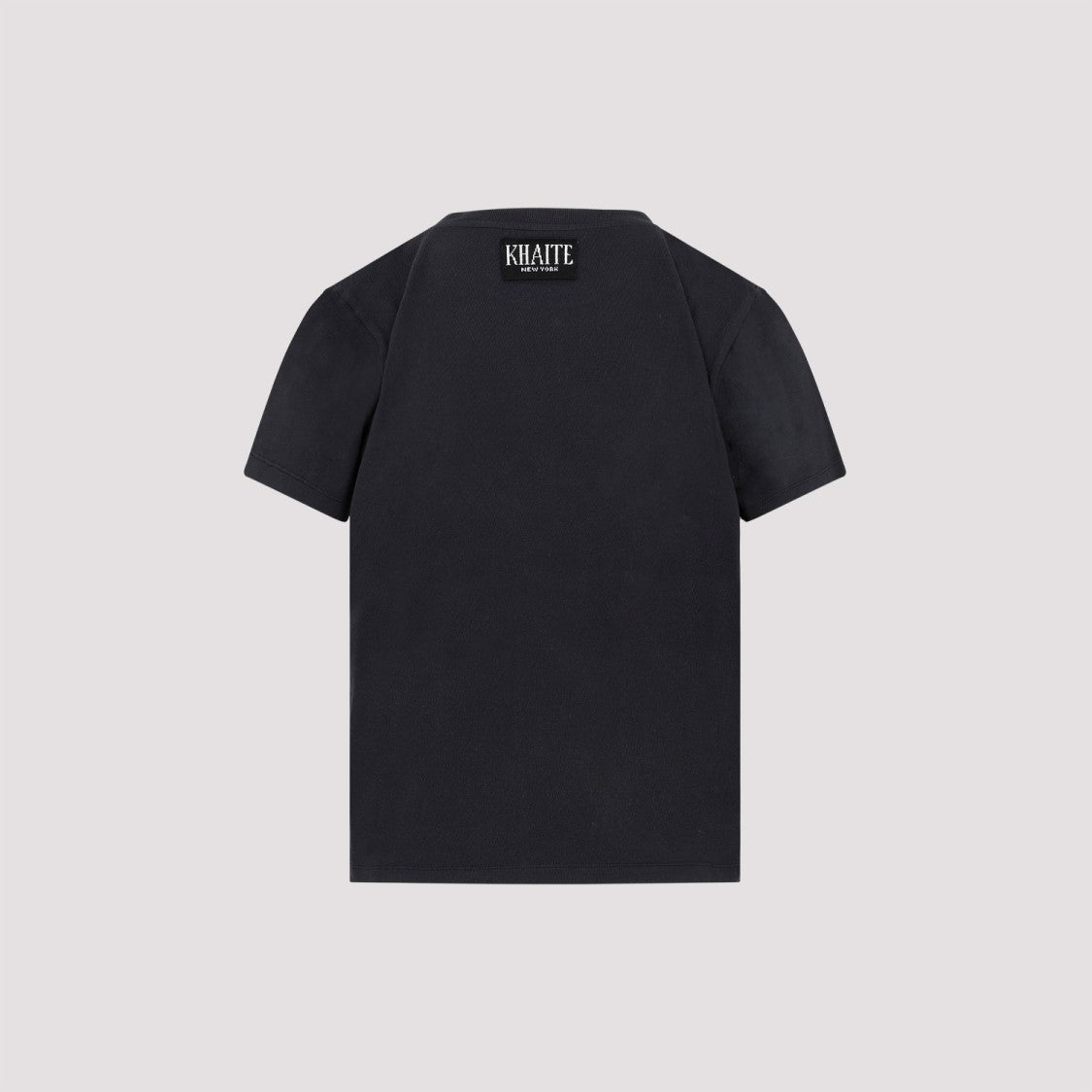 Khaite Emmylou T-Shirt In Luxurious Black Cotton