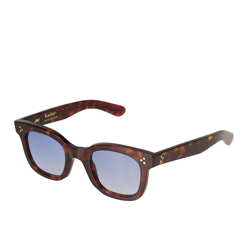 Kador Heritage Gradient Blue Square Tortoiseshell Sunglasses