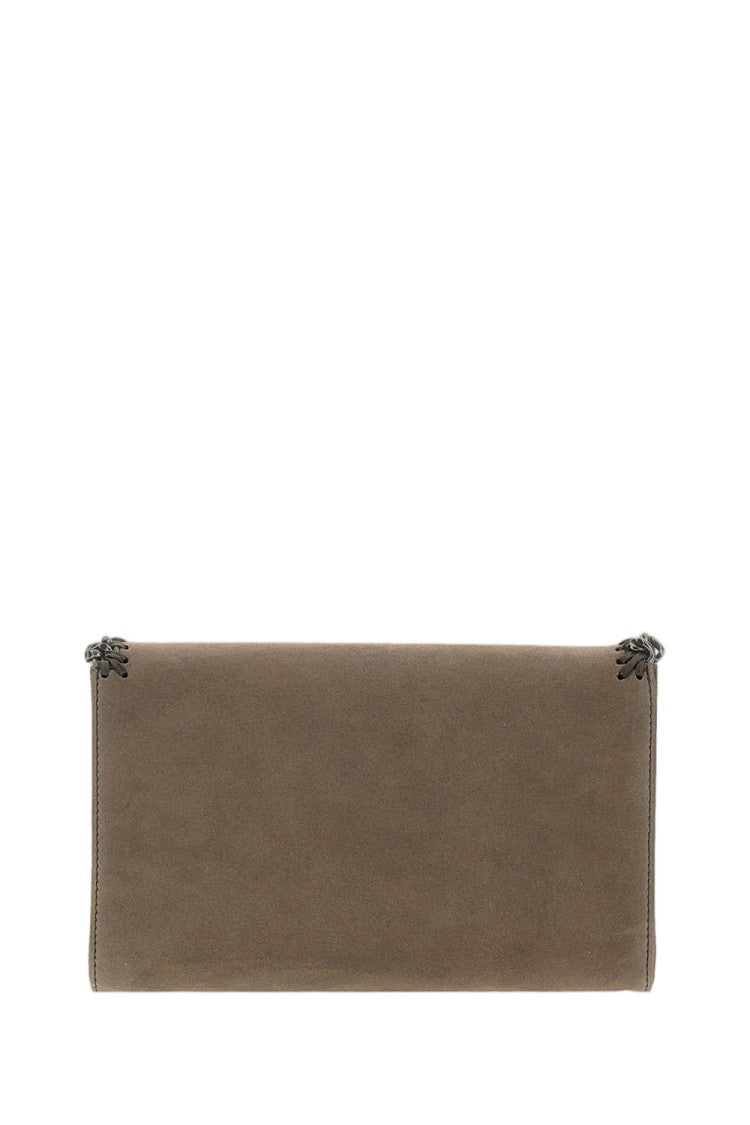 Stella Mccartney Grey Falabella Alter Suede Bag