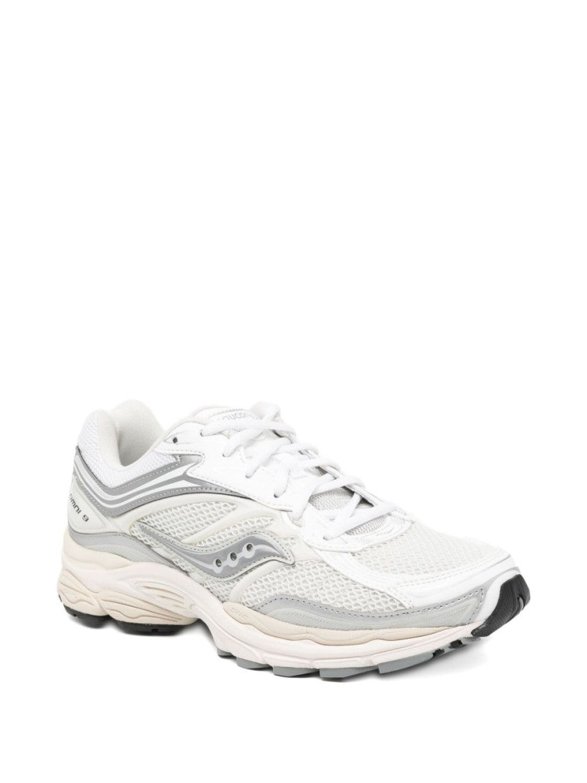Saucony Sporty White Sneakers With Cushioned Sole