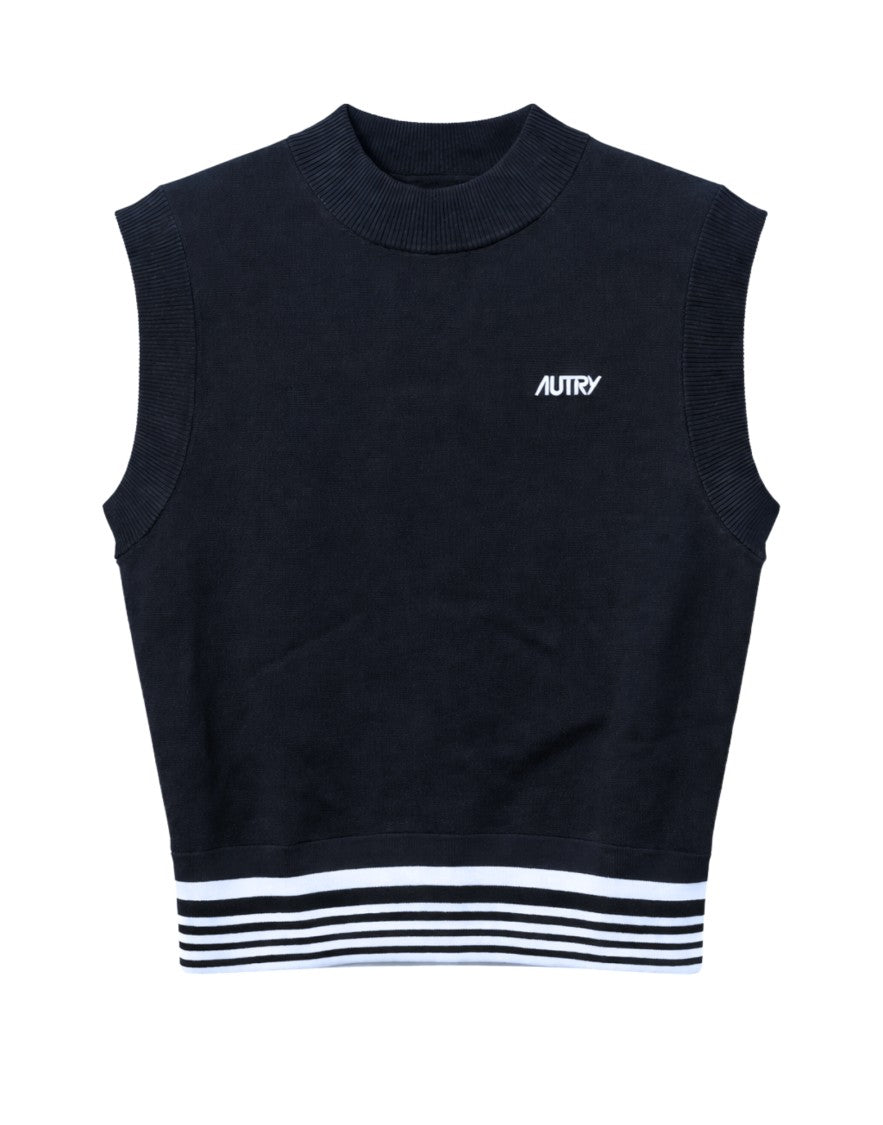 Autry Knitted Blue Women’S Vest