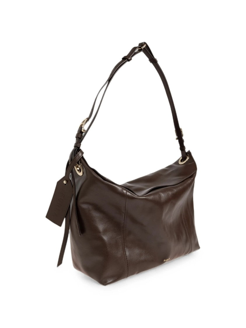 Furla Rectangular Shoulder Bag In Smooth Leather