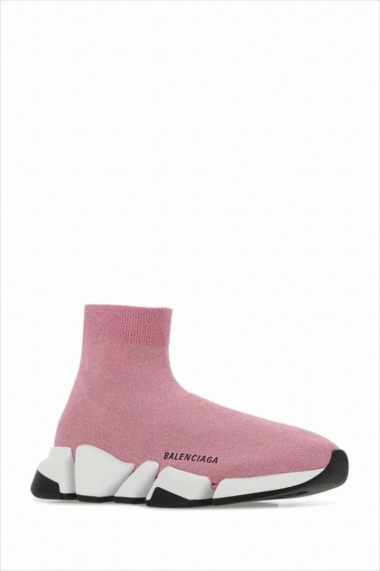 Balenciaga Sock-Style Sneakers With Seamless Knit Upper And High Ankle Collar