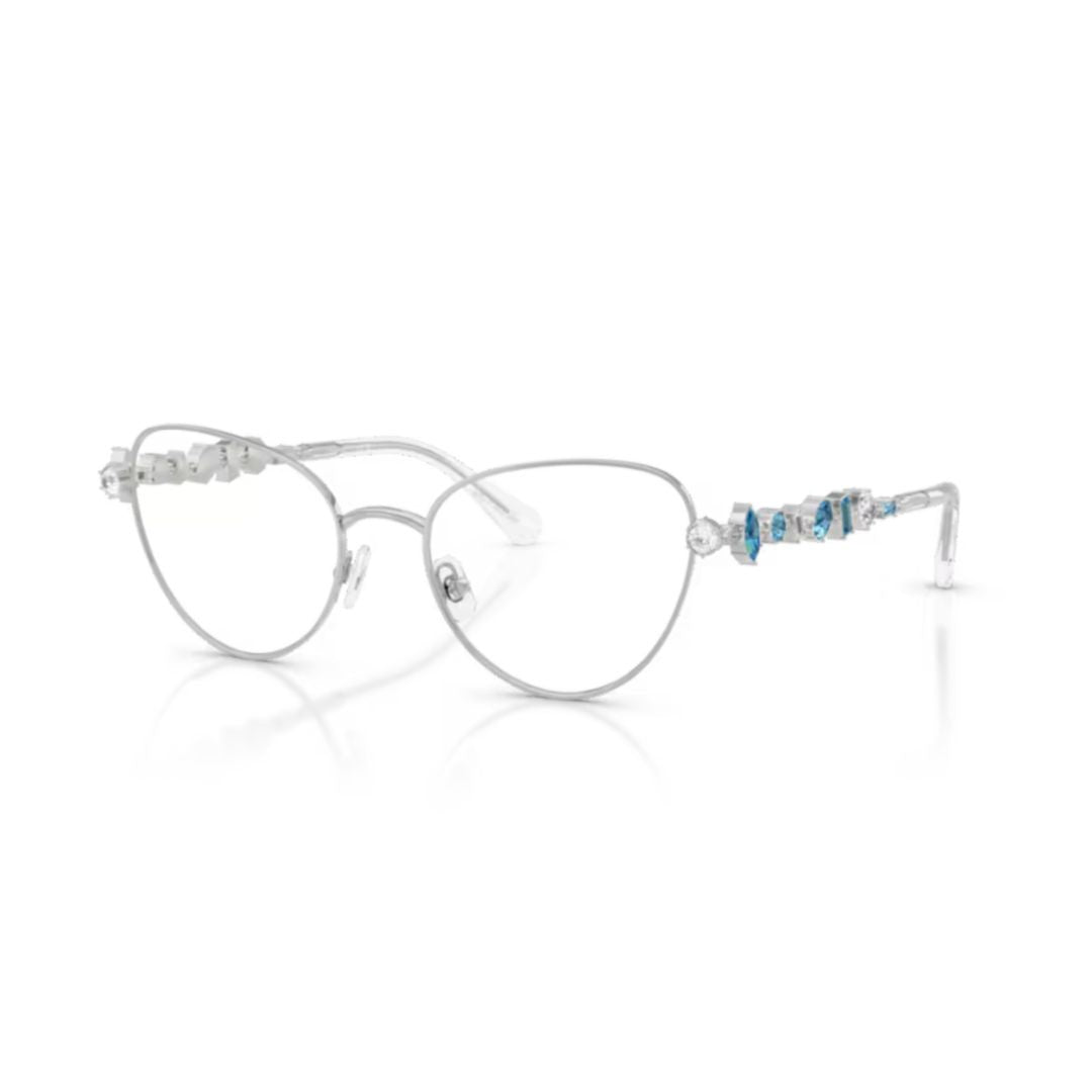 Swarovski 1024 Vista Cat-Eye Silver Frame Eyeglasses