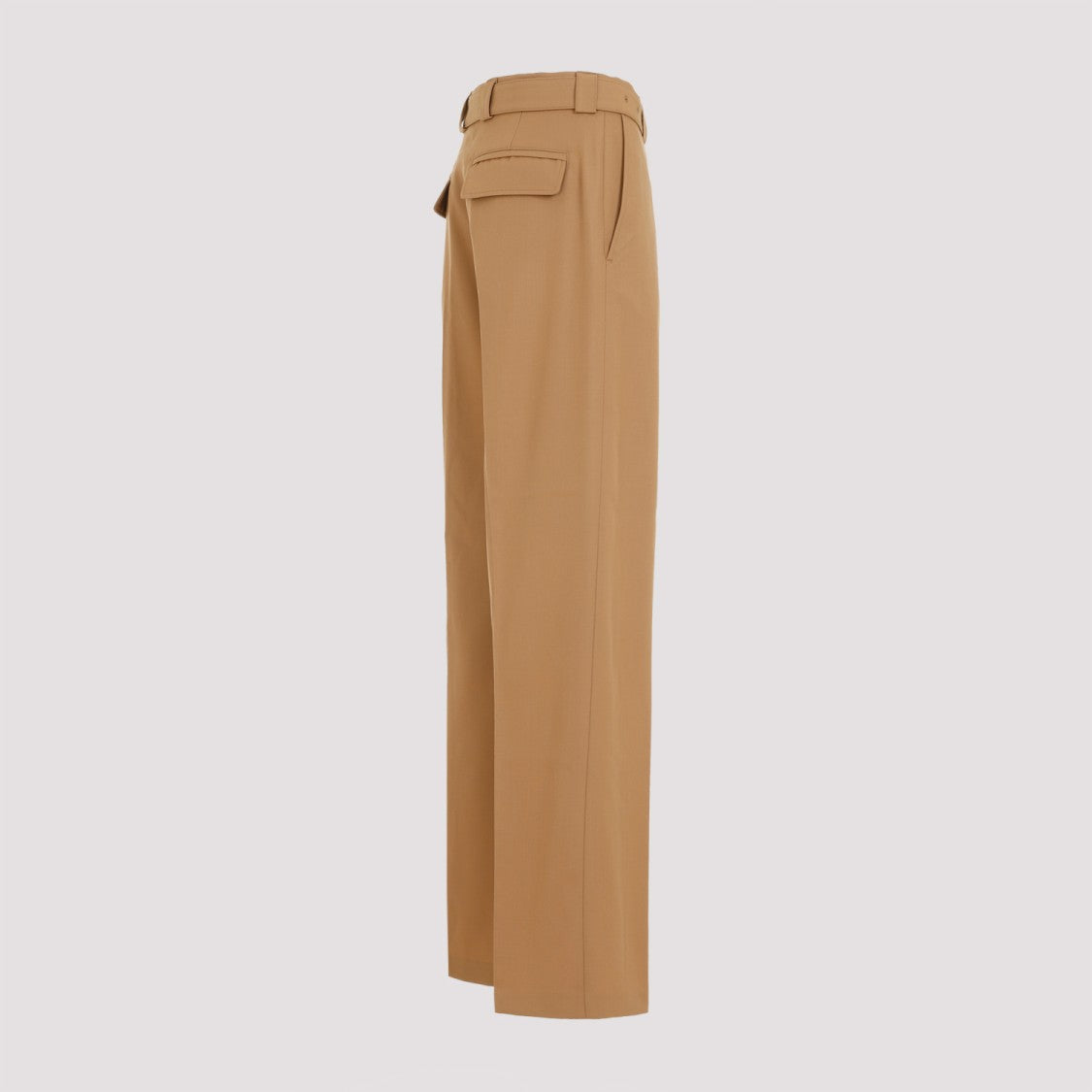 Dries Van Noten Paulson Camel Polyester Pants