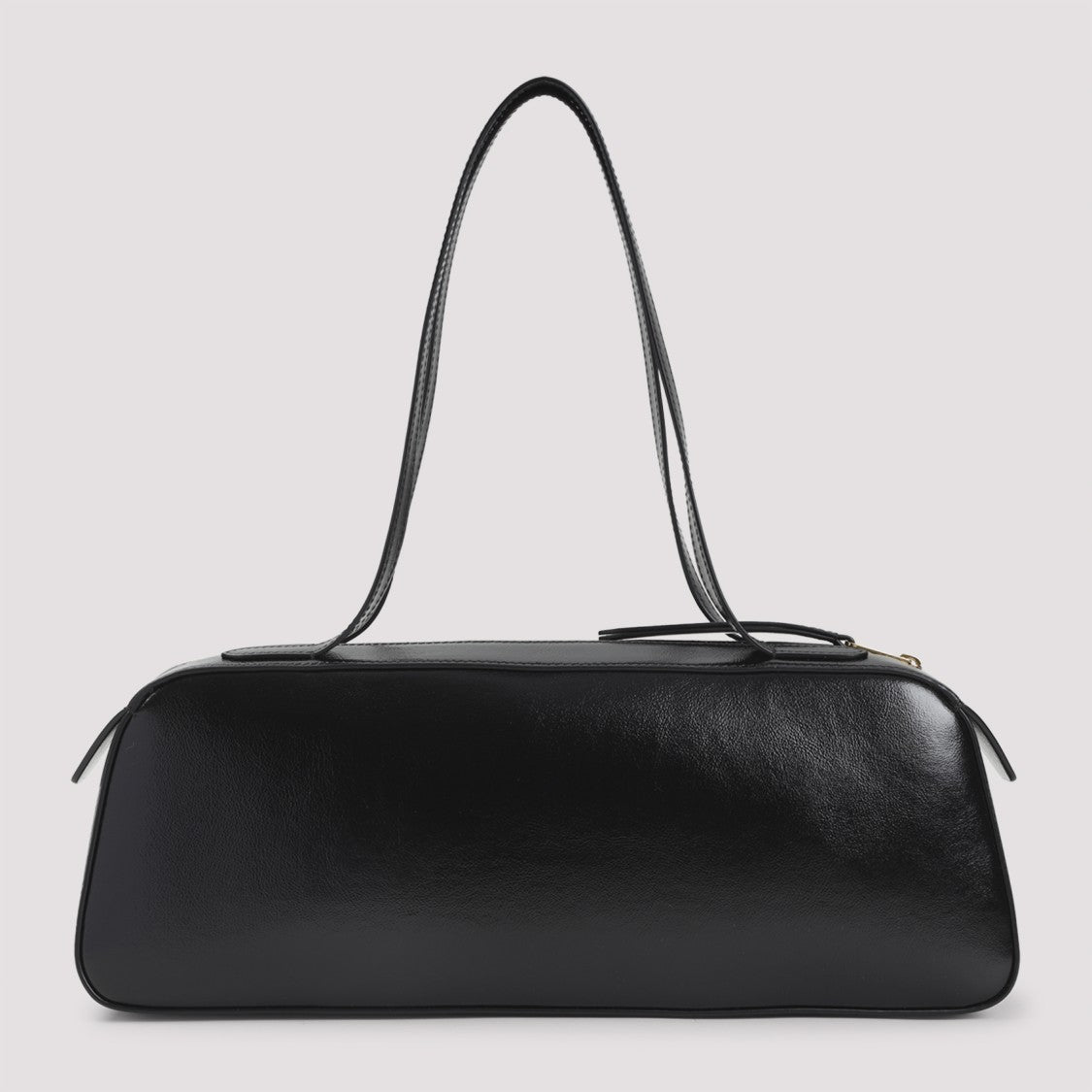 Khaite Calfskin Leather Shoulder Bag With Gold-Tone Branding