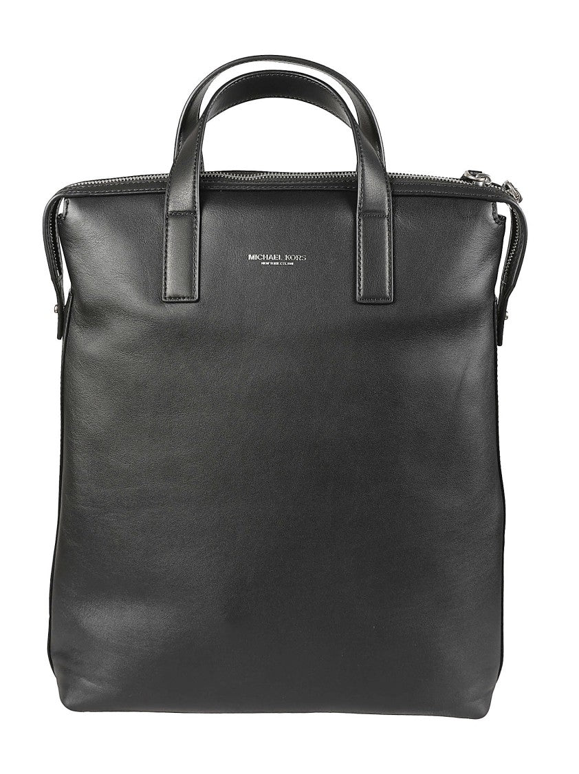 Michael Kors Nicholas Top Handle Leather Backpack