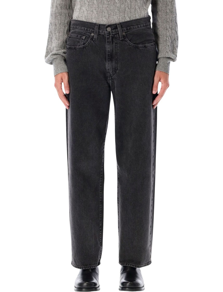 Levi's Washed Black Baggy Denim Jeans