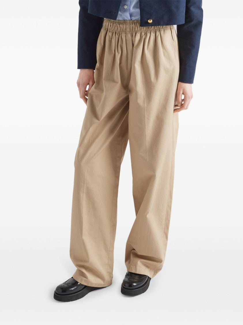 Prada Triangle Logo Trousers