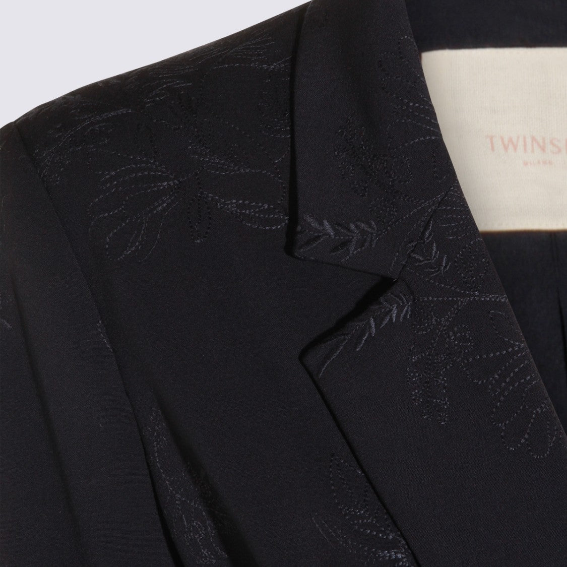 Twin-Set Tailored Jacket With Deep V-Neckline