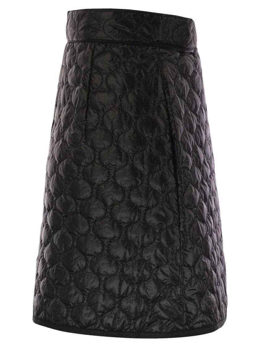 Moncler Padded Miniskirt With Square Quilting