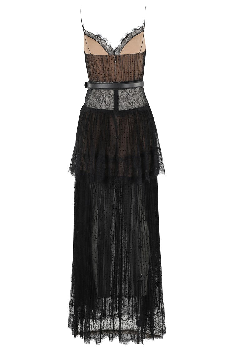 Self-Portrait Dot Mesh Tiered