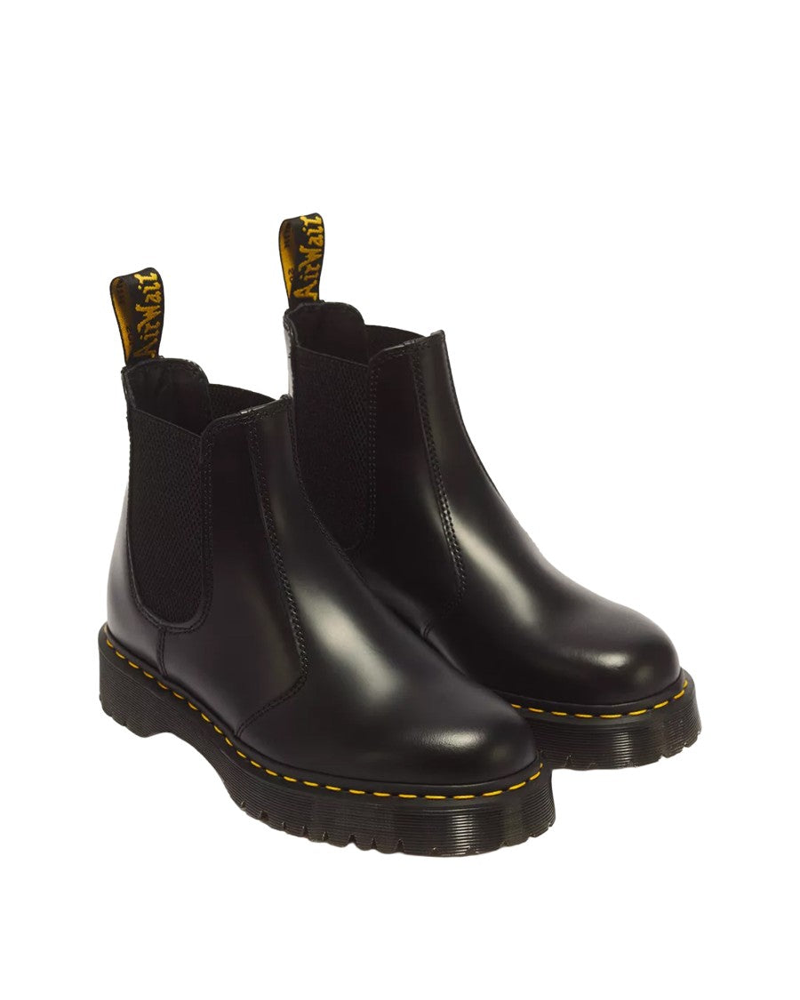 Dr. Martens Timeless Leather Yellow Stitch Chelsea Boots